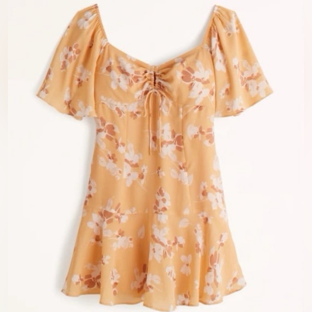 Abercrombie flutter sleeve dress, size M